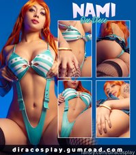 diracosplay leak - New set as Nami from One Piece! diracosplay.gumro