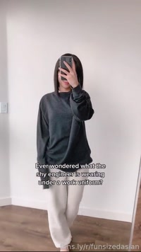 funsizedasian leak - Back to my work uniform! #shy #engineer #linger