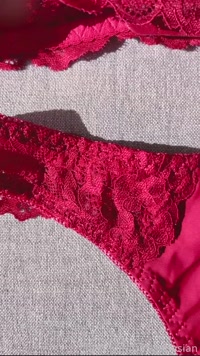 funsizedasian leak - Should I wear red everyday? #lingerie #thin #n
