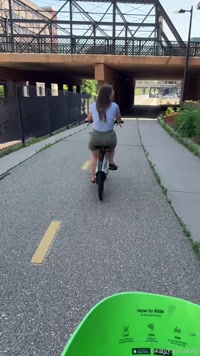 okaykaylakay leak - before, during, and after a bike ride in 90 degree