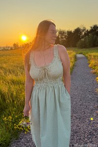 okaykaylakay leak - sunset titty pics in my new dress #fyp #tittyt