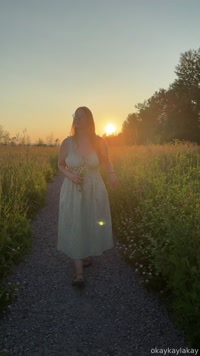 okaykaylakay leak - sunset titty pics in my new dress #fyp #tittyt