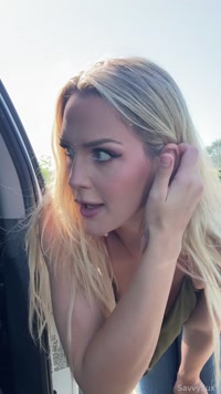 SavvySuxx leak - I got dared to drive home naked from a shopping tr
