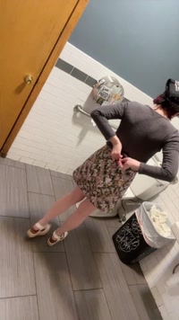adorableamy leak - coffee shop bathroom voyeur i'm still a bit shy