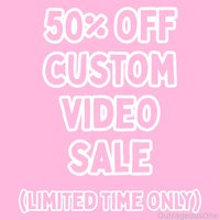 OutrageousOne leak - 50% OFF CUSTOM VIDEO SALE! I’m offering 50% off