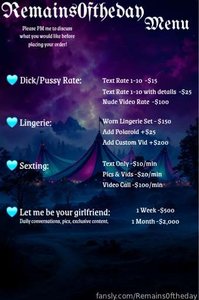 Remains0ftheday leak - ✨️ CUSTOM REQUESTS ARE NOW OPEN ✨️ Please DM for a