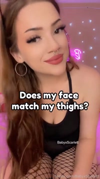 BabyxScarlett leak - What do you think? If you've never seen me befor