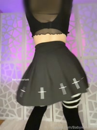BabyxScarlett leak - ♡ Fuck Doll in a Mini Skirt ♡ Full clipset ❀ St
