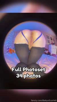 BabyxScarlett leak - ˙⋆✮ Begging to be Tasted ✮⋆˙ Full photoset ⋆.˚ O