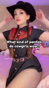 BabyxScarlett leak - Little known fact, but it's true #cowgirl #fis