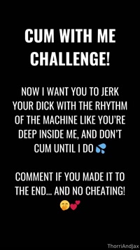 ThorriandJax leak - CUM WITH ME EDGING CHALLENGE Okay, i loved this
