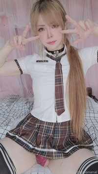 pigmananal leak - I wear a cute uniform I think these panty and pl