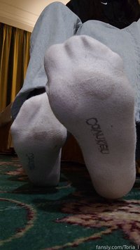 Toria_l leak - Very sweaty feet after 27 thousand steps. They are