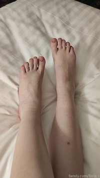 Toria_l leak - I just got out of the shower ❤️❤️ #feet #foot #ba
