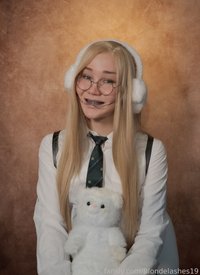 Blondelashes19 leak - Nerdy: more photos to an album
