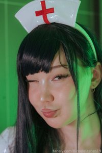 Blondelashes19 leak - Tifa - Nurse is ready to treat your permanent erec