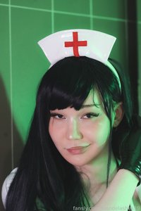 Blondelashes19 leak - Tifa - Nurse Cosplay Elite bundle