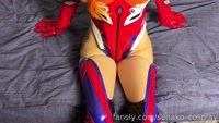sunako_cosplay leak - Full version of new video Asuka gets spanking as