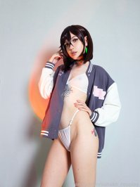 sunako_cosplay leak - The second photo set with Momo lingerie version