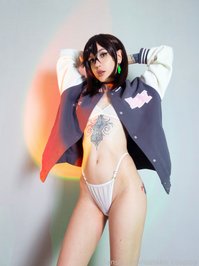 sunako_cosplay leak - The second photo set with Momo lingerie version