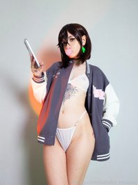 sunako_cosplay leak - The second photo set with Momo lingerie version