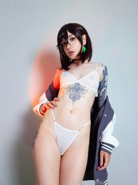 sunako_cosplay leak - The second photo set with Momo lingerie version