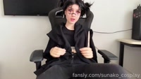 sunako_cosplay leak - Choso became a girl and now she can't stop masturb