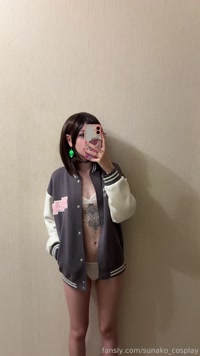 sunako_cosplay leak - The second outfit for Momo backstage #cosplay