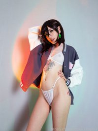 sunako_cosplay leak - The second photo set with Momo lingerie version