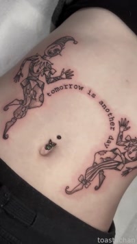toastx leak - first look at my NEW TUMMY TATTOO!! I love it so m