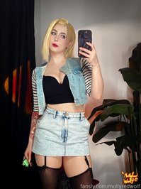 mollyredwolf leak - Rate my curves from 1 to 9000 #Android18 #dragon