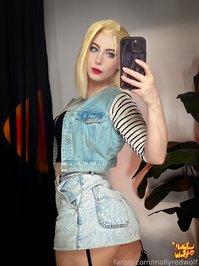 mollyredwolf leak - Rate my curves from 1 to 9000 #Android18 #dragon