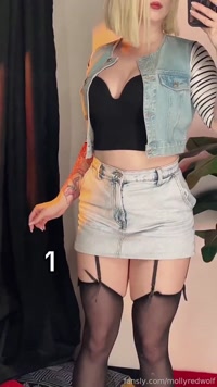 mollyredwolf leak - choose your favorite number #fyp #cute #cosplay