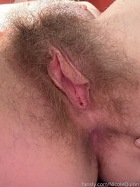 NicoleQuinn leak - Close up hairy pussy pics and video