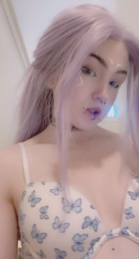 bunniicult leak - More android kinda vibes Cute butterfly lingerie