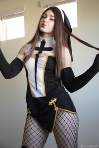 bunniicult leak - Nun✝️ >> 34 HD photos << Full body, Cute lewd & fu