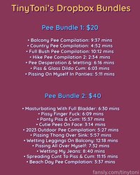 tinytoni leak - Made a bunch of video bundles through Dropbox! Som