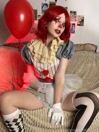 petitelilith leak - Hope you’re not afraid of me ♡ #clowngirl #cospla