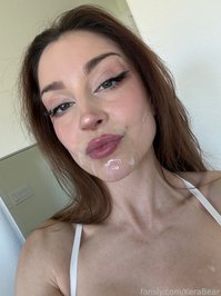 KeraBear leak - Right in the EYE lol. I dont do facials very often