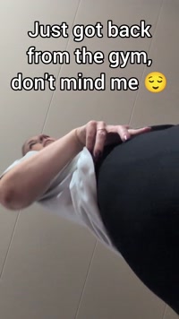 ava_autumn leak - Just lay back and relax.. #gymgirl #gym #sweaty