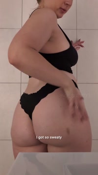 ava_autumn leak - Just got back from the gym... smell my thong #t