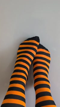 ava_autumn leak - Hello October... ️ #halloween #socks #feet #kne
