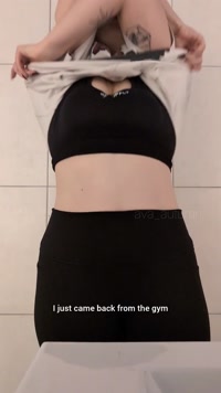 ava_autumn leak - Just got back from the gym... smell my thong #t