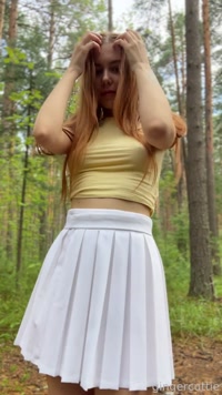 gingervideos leak - undressing in the park ❤️