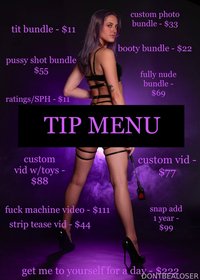 thebratnextdoor leak - UPDATED TIP MENU