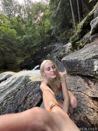 thebratnextdoor leak - getting sneaky on the hiking trail flashing f