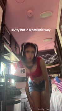 naynaycatt leak - happy 4th everyone!! <3 #egirl #ass #bootyshorts