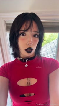 naynaycatt leak - enjoy little ol me in ur phone #egirl #emo #goth