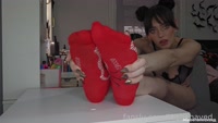 Misbehaved_ leak - Take out that foot loving cock and start stroking