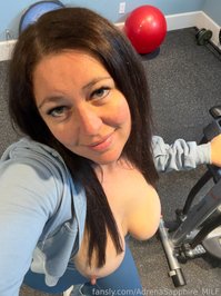 AdrenaSapphire_MILF leak - I love having fun in the gym right after a big wor